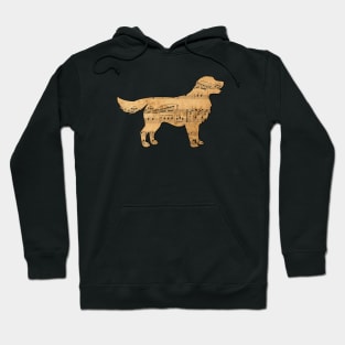 Sheet Music Dog Hoodie